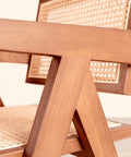 Silla Beige de madera con Bejuco 2 ANT (precio por 2 unidades)